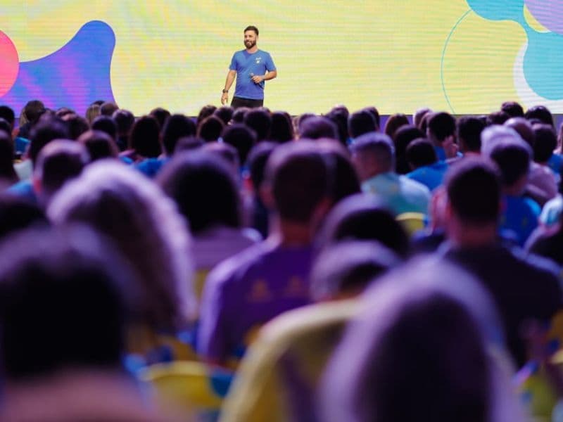 Stênio Soares no palco