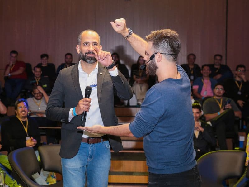 Evento corporativo com Stênio Soares